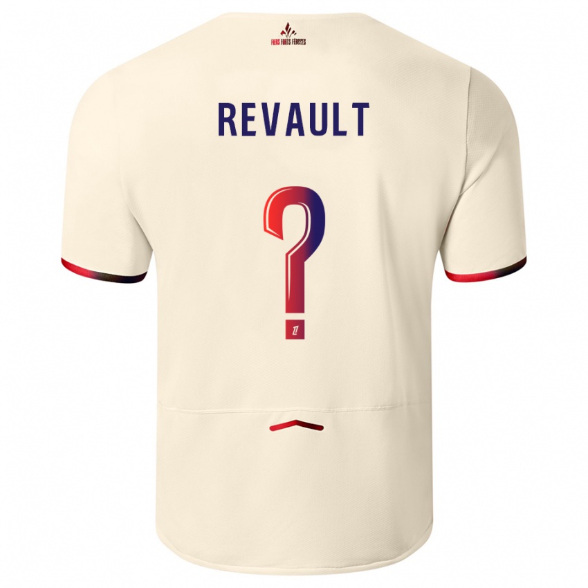 ילדים יוריס רבו #0 לבן שמנת אדום הרחק ג'רזי 2025/26 חולצה קצרה