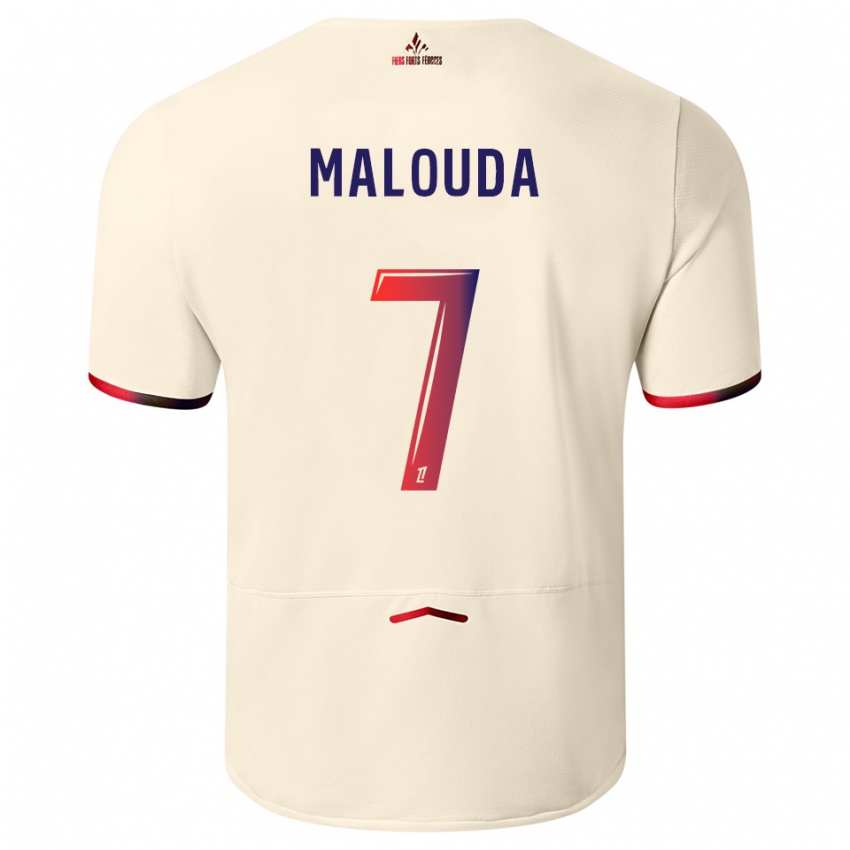 ילדים ארון מאלודה #7 לבן שמנת אדום הרחק ג'רזי 2025/26 חולצה קצרה