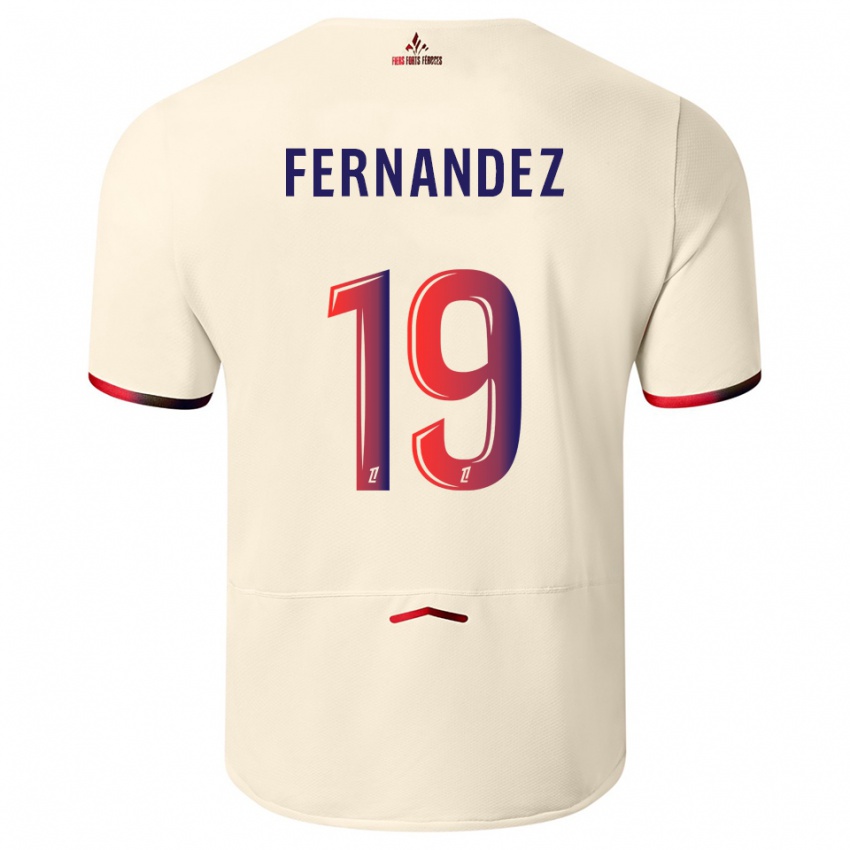 ילדים מתיאס פרננדס-פארדו #19 לבן שמנת אדום הרחק ג'רזי 2025/26 חולצה קצרה