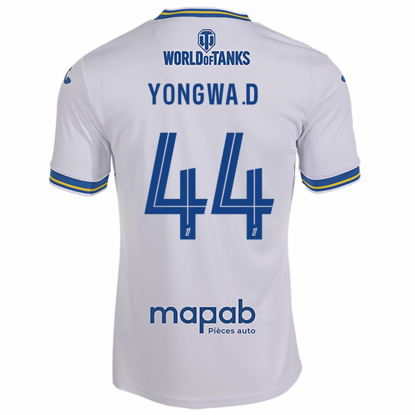 ילדים דרלין יונגווה #44 לבן תכלת הרחק ג'רזי 2025/26 חולצה קצרה