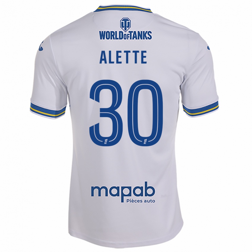 ילדים גאל אלטי #30 לבן תכלת הרחק ג'רזי 2025/26 חולצה קצרה