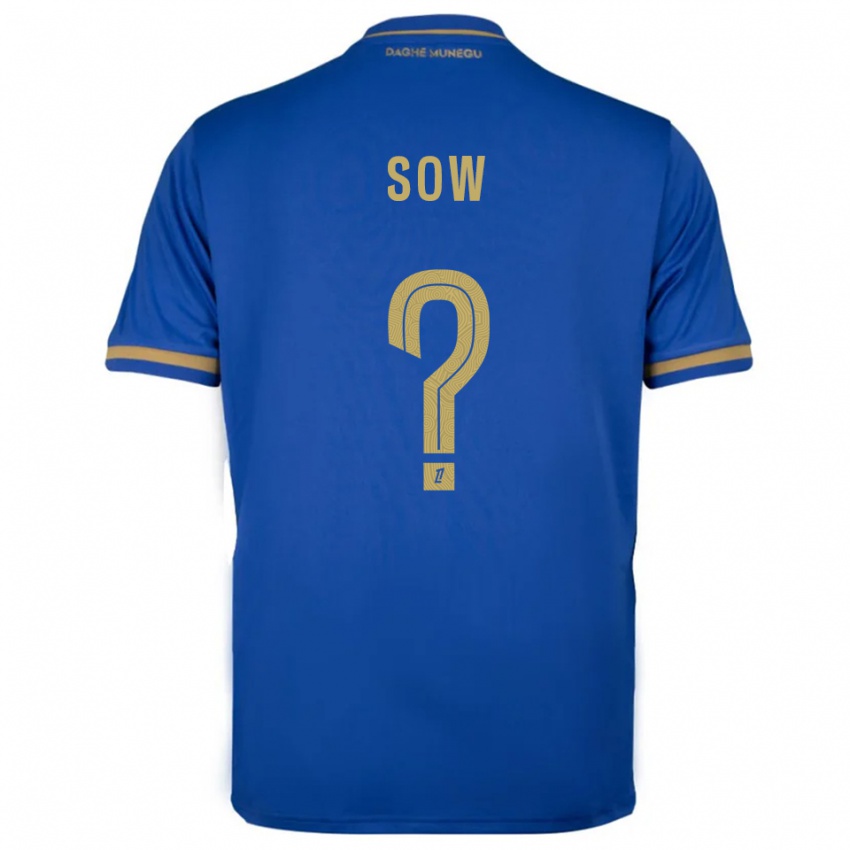 ילדים Abdoulaye Sow #0 כחול זהב הרחק ג'רזי 2025/26 חולצה קצרה