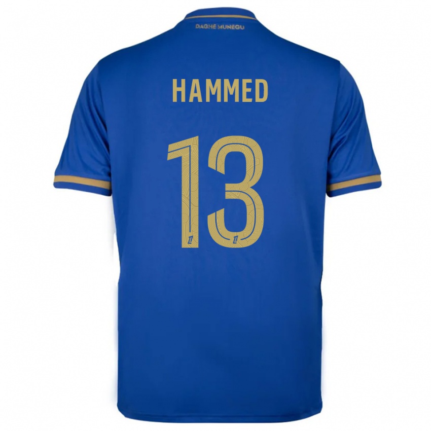 ילדים Maher Hammed #13 כחול זהב הרחק ג'רזי 2025/26 חולצה קצרה