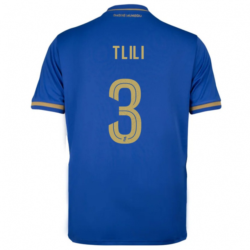 ילדים מהדי טלילי #3 כחול זהב הרחק ג'רזי 2025/26 חולצה קצרה