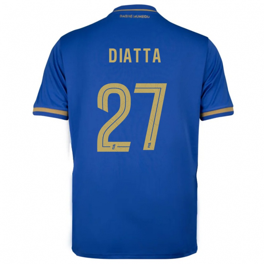 ילדים קרפין דיאטה #27 כחול זהב הרחק ג'רזי 2025/26 חולצה קצרה