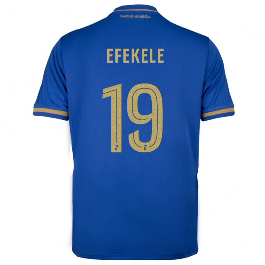 ילדים מלאמין אפקלה #19 כחול זהב הרחק ג'רזי 2025/26 חולצה קצרה