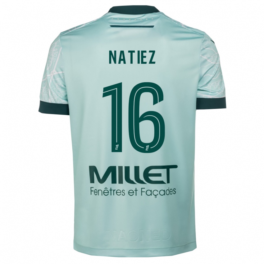 ילדים Stanislas Natiez #16 ירוק לבן הרחק ג'רזי 2025/26 חולצה קצרה