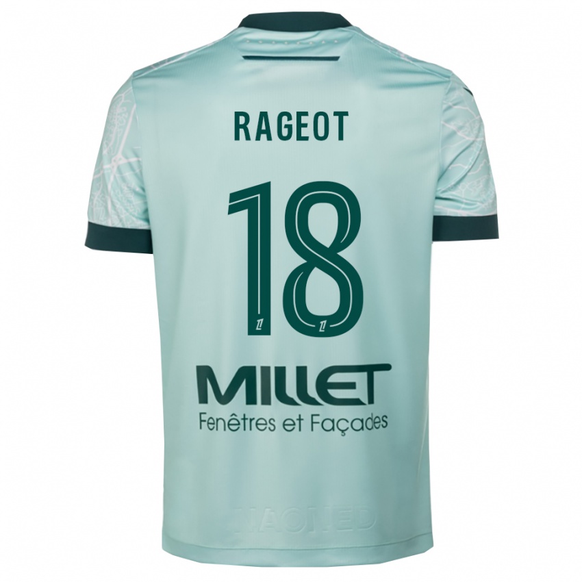 ילדים ללי רג׳או #18 ירוק לבן הרחק ג'רזי 2025/26 חולצה קצרה