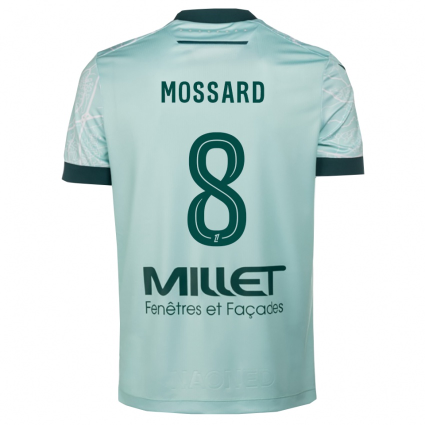 ילדים Juliette Mossard #8 ירוק לבן הרחק ג'רזי 2025/26 חולצה קצרה