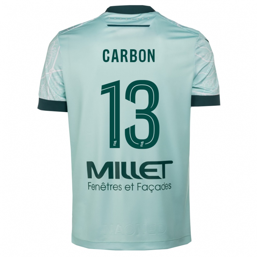 ילדים Lancelot Carbon #13 ירוק לבן הרחק ג'רזי 2025/26 חולצה קצרה