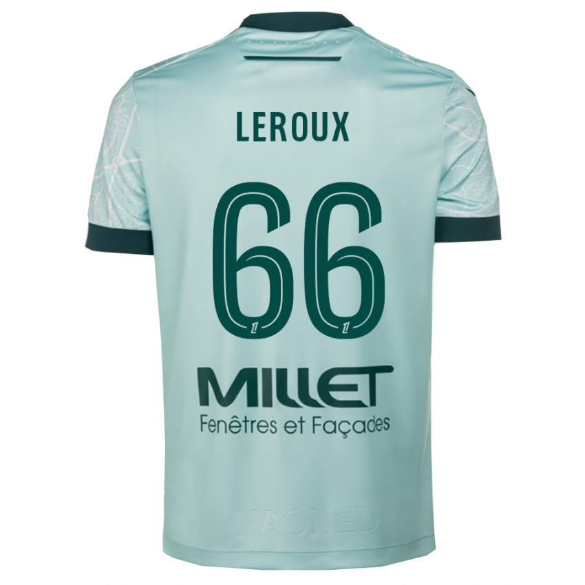 ילדים לואי לרו #66 ירוק לבן הרחק ג'רזי 2025/26 חולצה קצרה