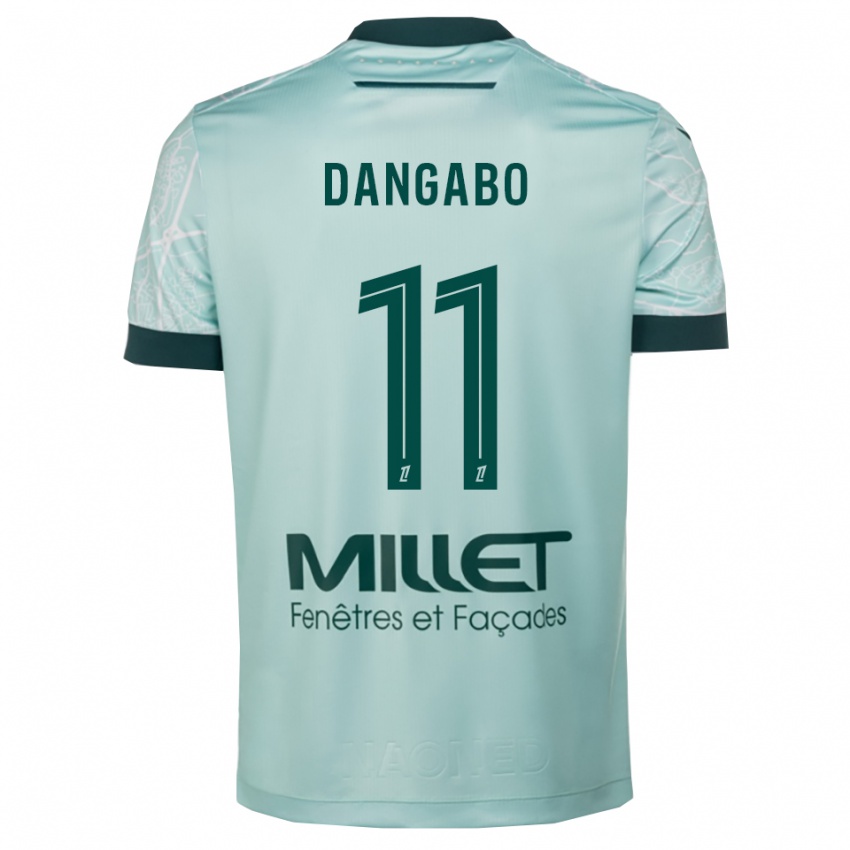 ילדים Hamissou Dangabo #11 ירוק לבן הרחק ג'רזי 2025/26 חולצה קצרה