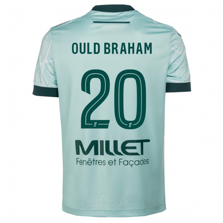 ילדים עמירה ולד ברהם #20 ירוק לבן הרחק ג'רזי 2025/26 חולצה קצרה