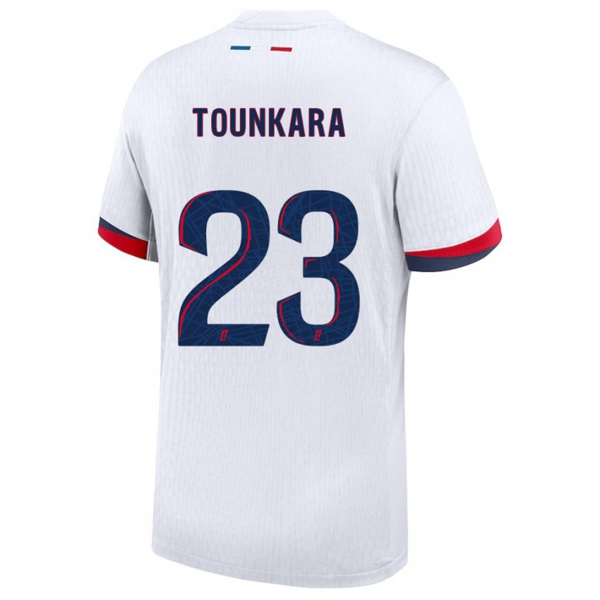 ילדים איסאטו טונקרה #23 לבן אדום הרחק ג'רזי 2025/26 חולצה קצרה