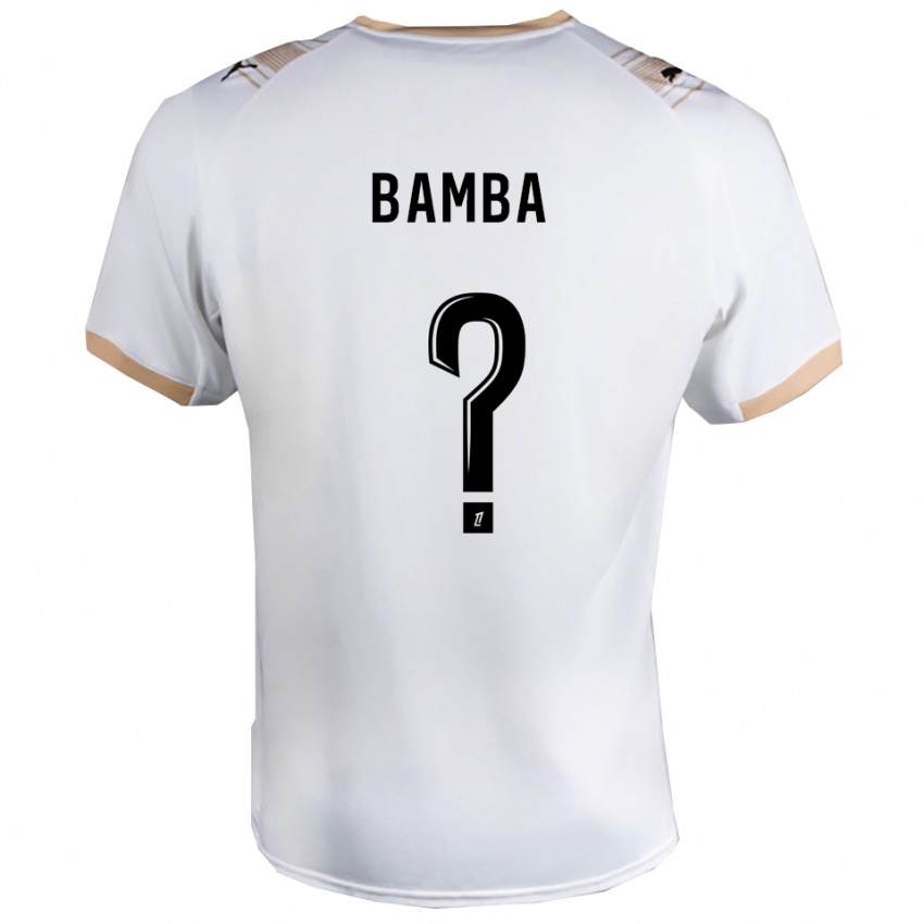 ילדים Mohamed Bamba #0 לבן שחור הרחק ג'רזי 2025/26 חולצה קצרה