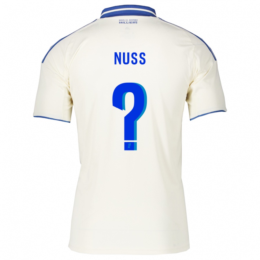 ילדים אנטואן נוס #0 שמפניה כחול הרחק ג'רזי 2025/26 חולצה קצרה