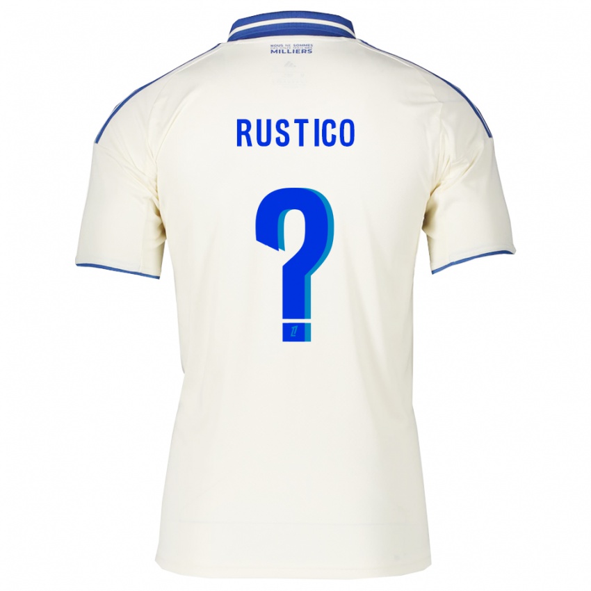 ילדים דילן רוסטיקו #0 שמפניה כחול הרחק ג'רזי 2025/26 חולצה קצרה