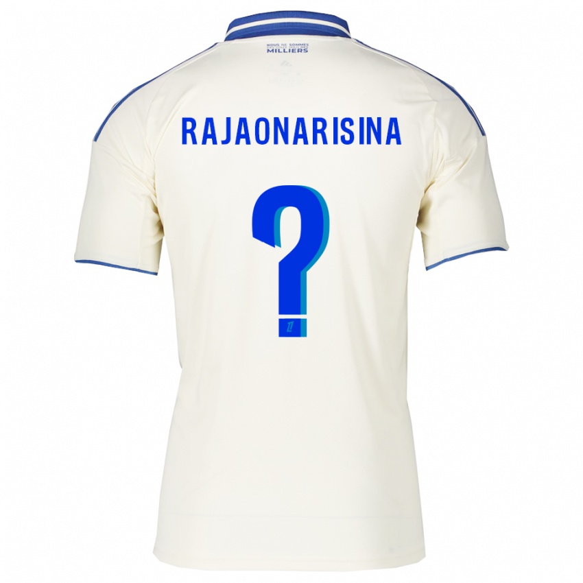 ילדים Noah Rajaonarisina #0 שמפניה כחול הרחק ג'רזי 2025/26 חולצה קצרה