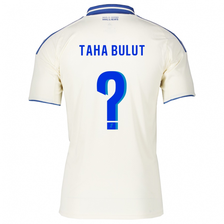 ילדים Yunus Taha Bulut #0 שמפניה כחול הרחק ג'רזי 2025/26 חולצה קצרה