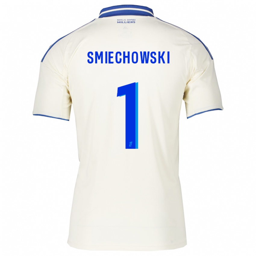 ילדים ארתור סמיאקובסקי #1 שמפניה כחול הרחק ג'רזי 2025/26 חולצה קצרה