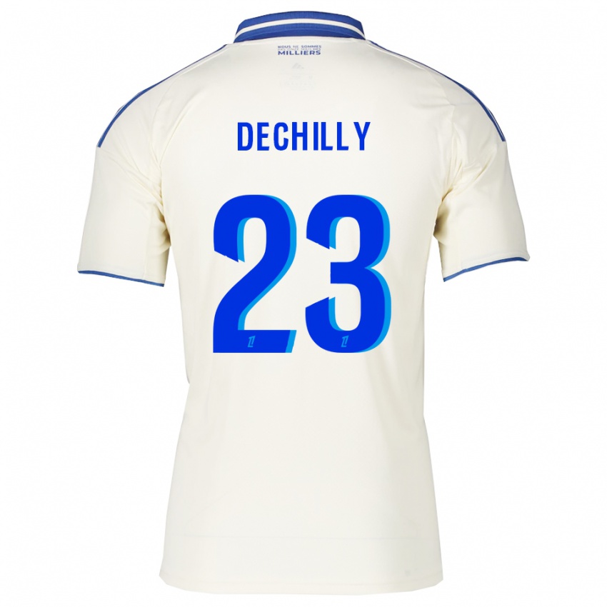 ילדים פאולין דשילי #23 שמפניה כחול הרחק ג'רזי 2025/26 חולצה קצרה