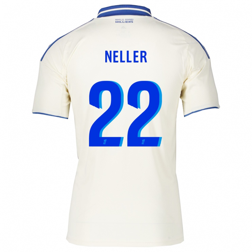 ילדים קלואי נלר #22 שמפניה כחול הרחק ג'רזי 2025/26 חולצה קצרה