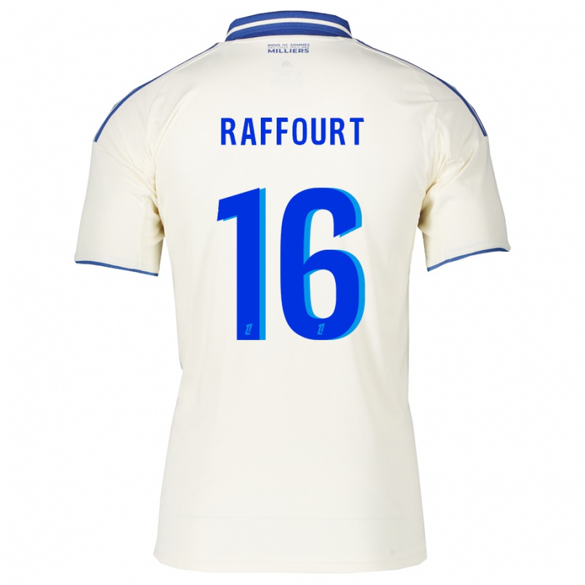 ילדים Timéo Raffourt #16 שמפניה כחול הרחק ג'רזי 2025/26 חולצה קצרה