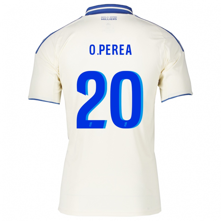 ילדים אוסקר פראה #20 שמפניה כחול הרחק ג'רזי 2025/26 חולצה קצרה