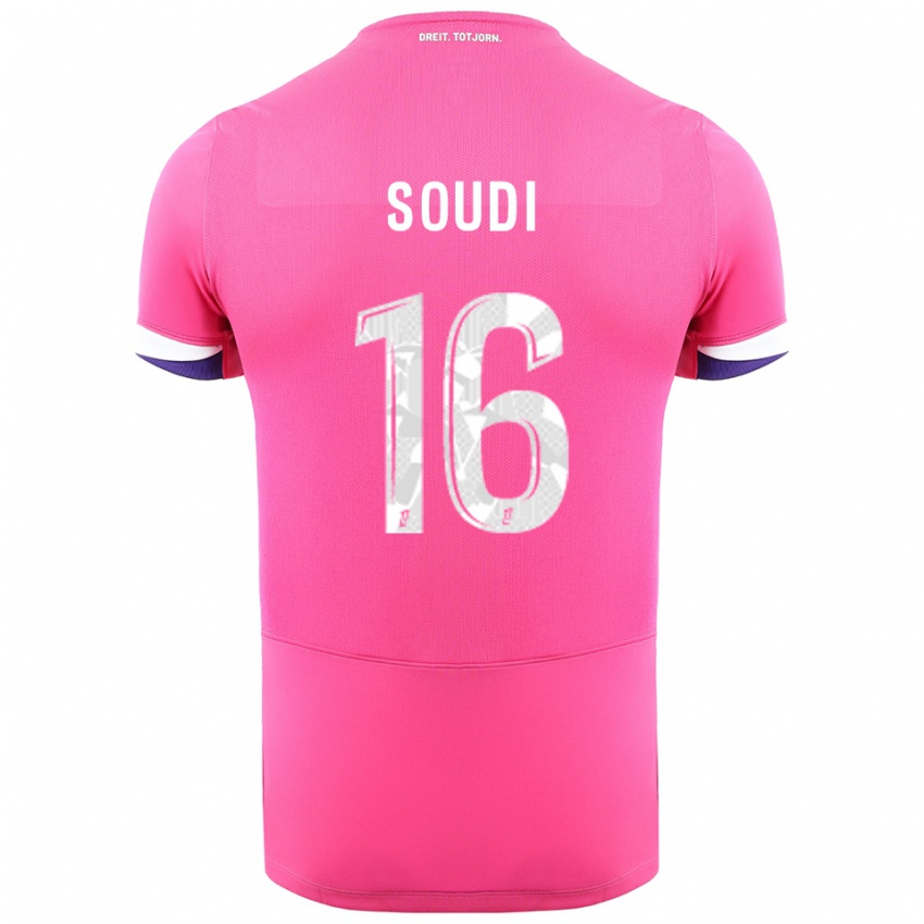 ילדים אדם סודי #16 ורוד לבן הרחק ג'רזי 2025/26 חולצה קצרה