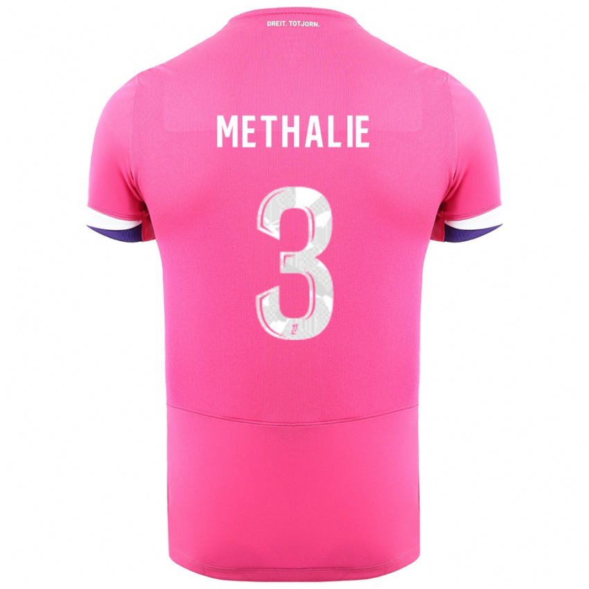 ילדים דיין מתלי #3 ורוד לבן הרחק ג'רזי 2025/26 חולצה קצרה