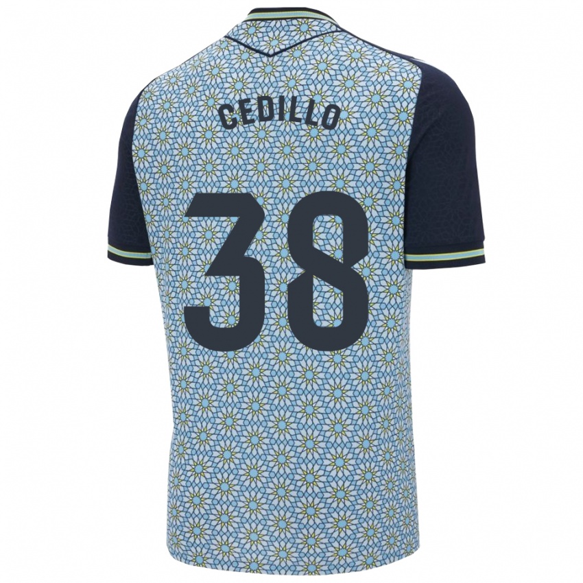 ילדים Pedro Cedillo #38 כחול נייבי הרחק ג'רזי 2025/26 חולצה קצרה