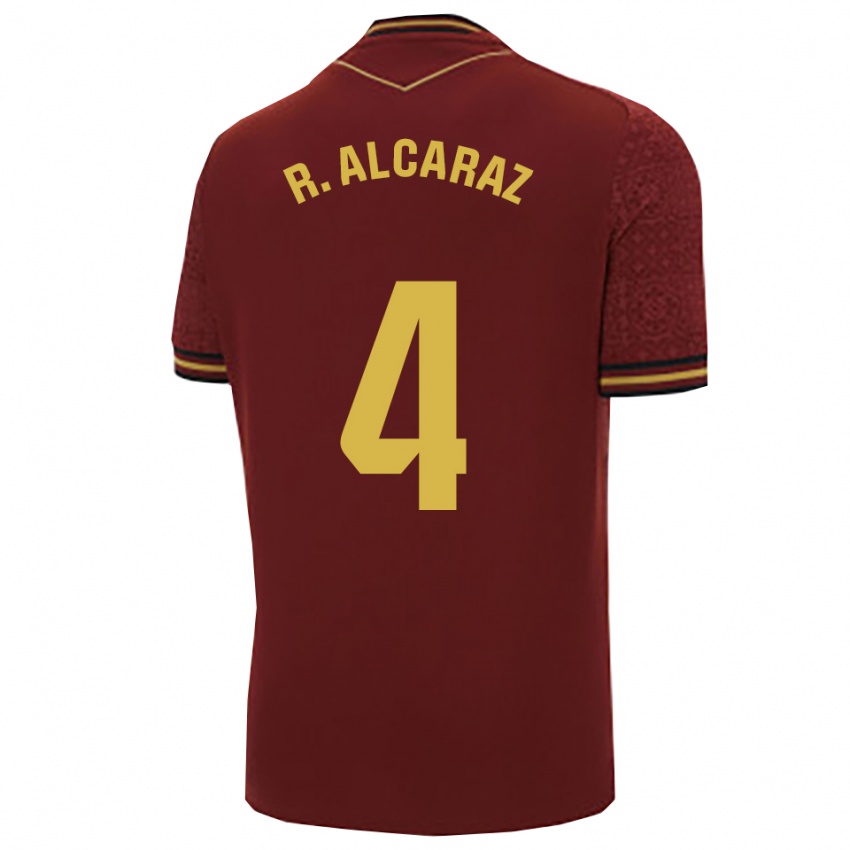 ילדים רובן אלקרס #4 בורדו זהב הרחק ג'רזי 2025/26 חולצה קצרה