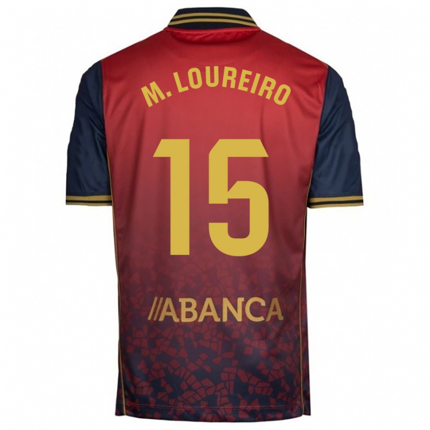 ילדים מיגל לורירו #15 אדום נייבי הרחק ג'רזי 2025/26 חולצה קצרה