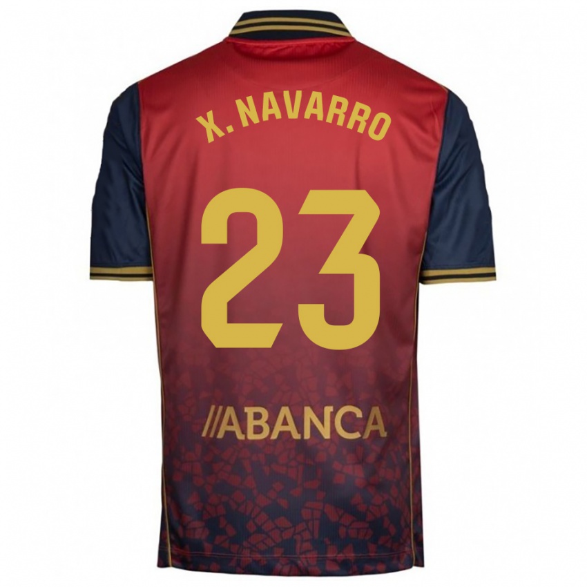 ילדים חימו נבארו #23 אדום נייבי הרחק ג'רזי 2025/26 חולצה קצרה