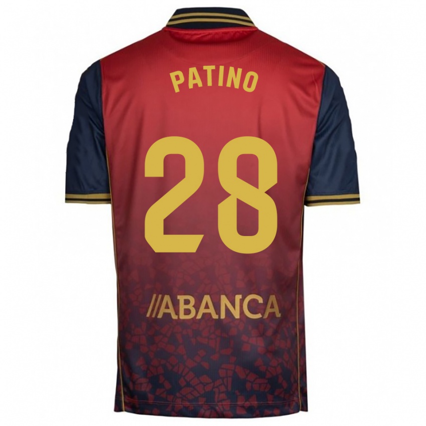 ילדים צ׳ארלי פטינו #28 אדום נייבי הרחק ג'רזי 2025/26 חולצה קצרה