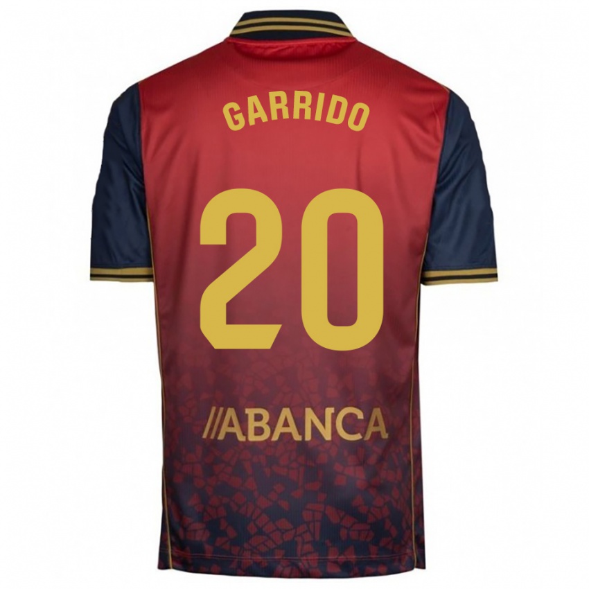 ילדים חיימה גארידו #20 אדום נייבי הרחק ג'רזי 2025/26 חולצה קצרה