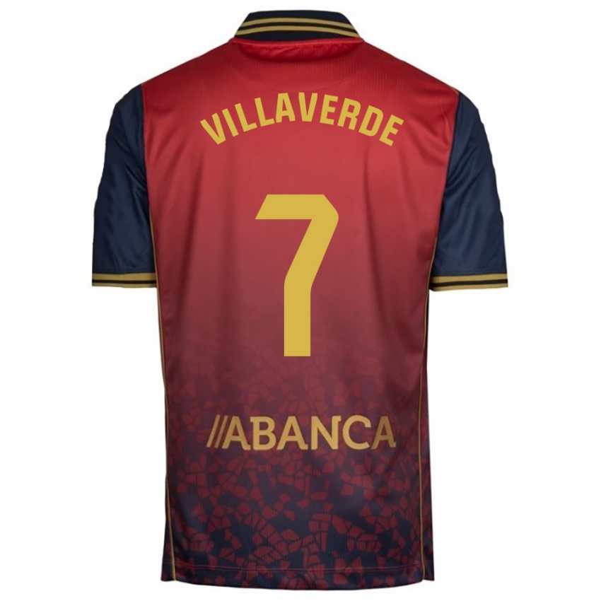 ילדים הוגו ויז'וורדה #7 אדום נייבי הרחק ג'רזי 2025/26 חולצה קצרה