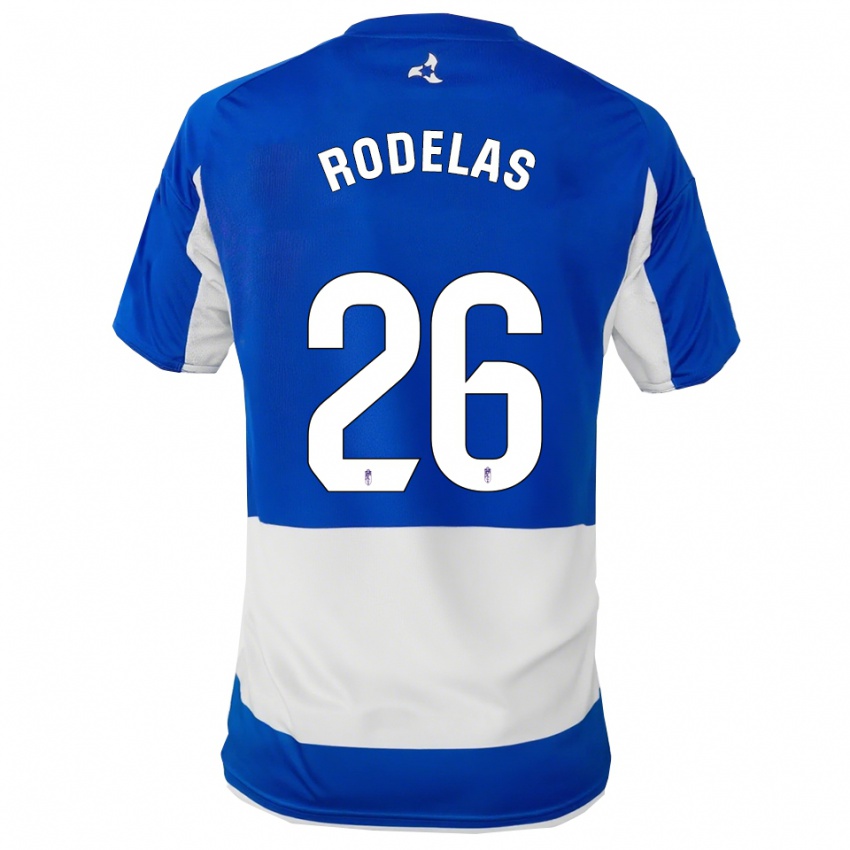 ילדים סרחיו רודלס #26 כחול לבן הרחק ג'רזי 2025/26 חולצה קצרה