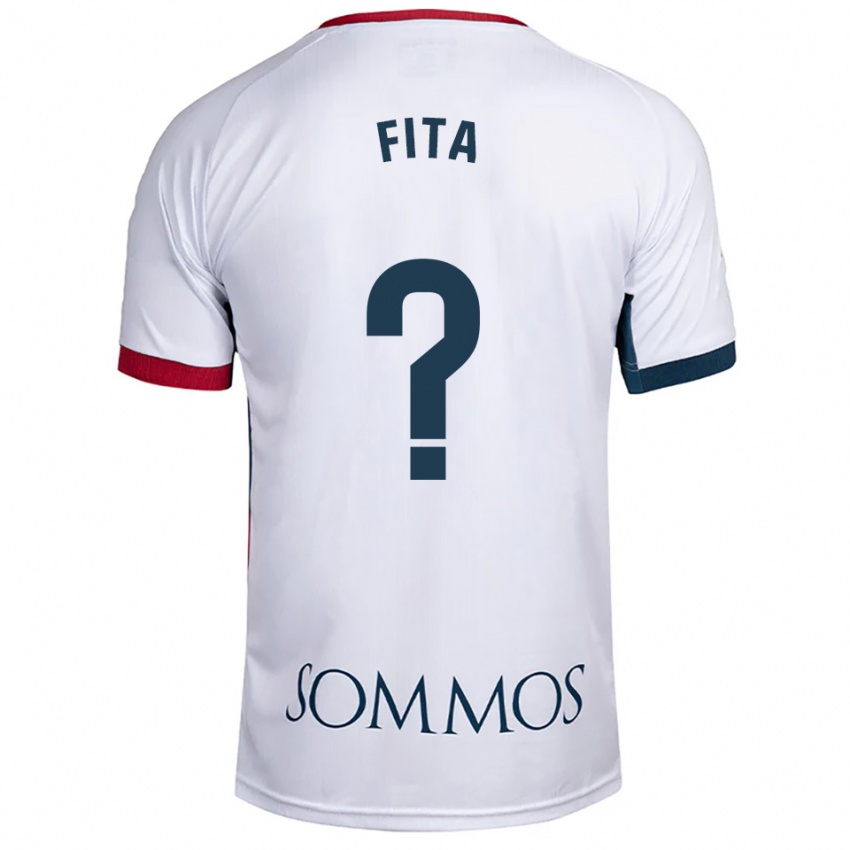 ילדים אלכס פיטה וידאל #0 לבן אדום הרחק ג'רזי 2025/26 חולצה קצרה