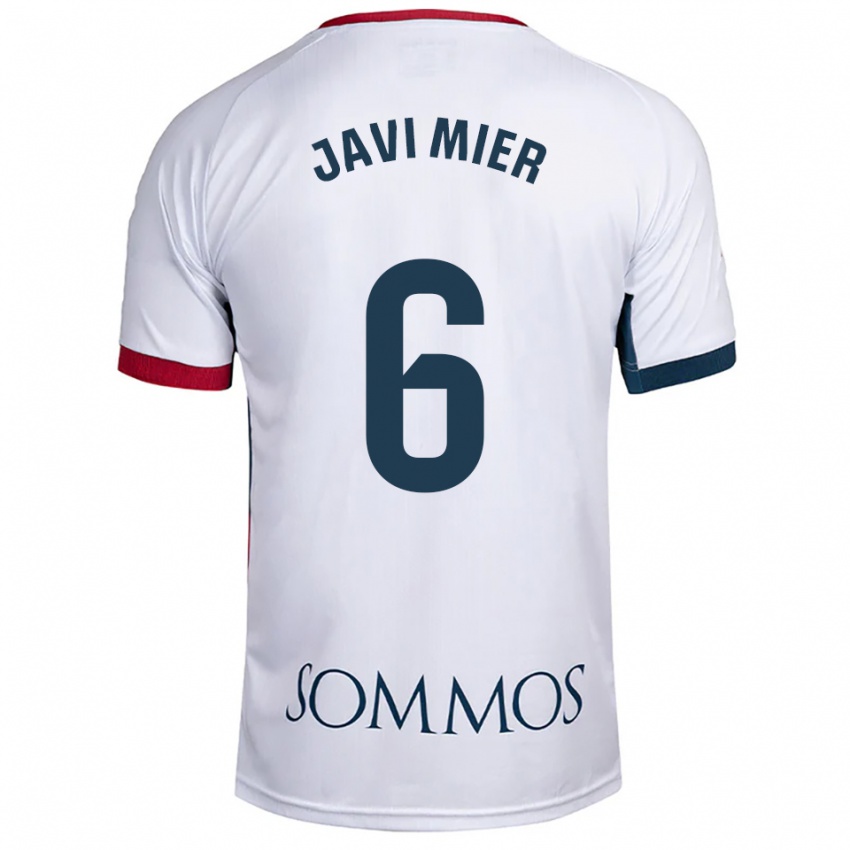 ילדים חאבי מייר #6 לבן אדום הרחק ג'רזי 2025/26 חולצה קצרה