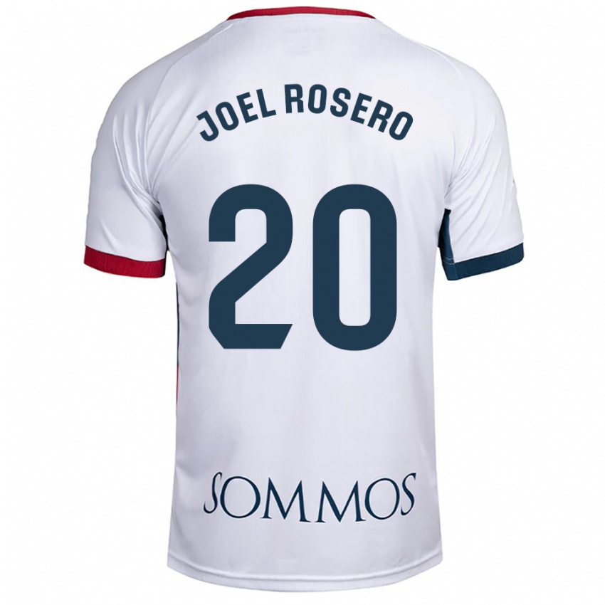 ילדים אלכסיס ג'ואל רוזרו #20 לבן אדום הרחק ג'רזי 2025/26 חולצה קצרה