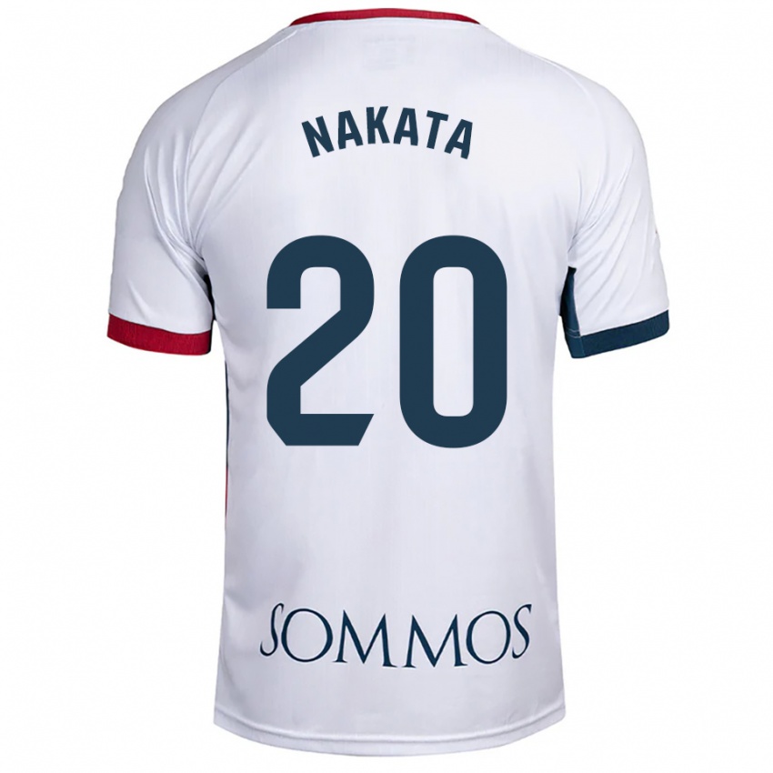 ילדים אדם מושלג #20 לבן אדום הרחק ג'רזי 2025/26 חולצה קצרה