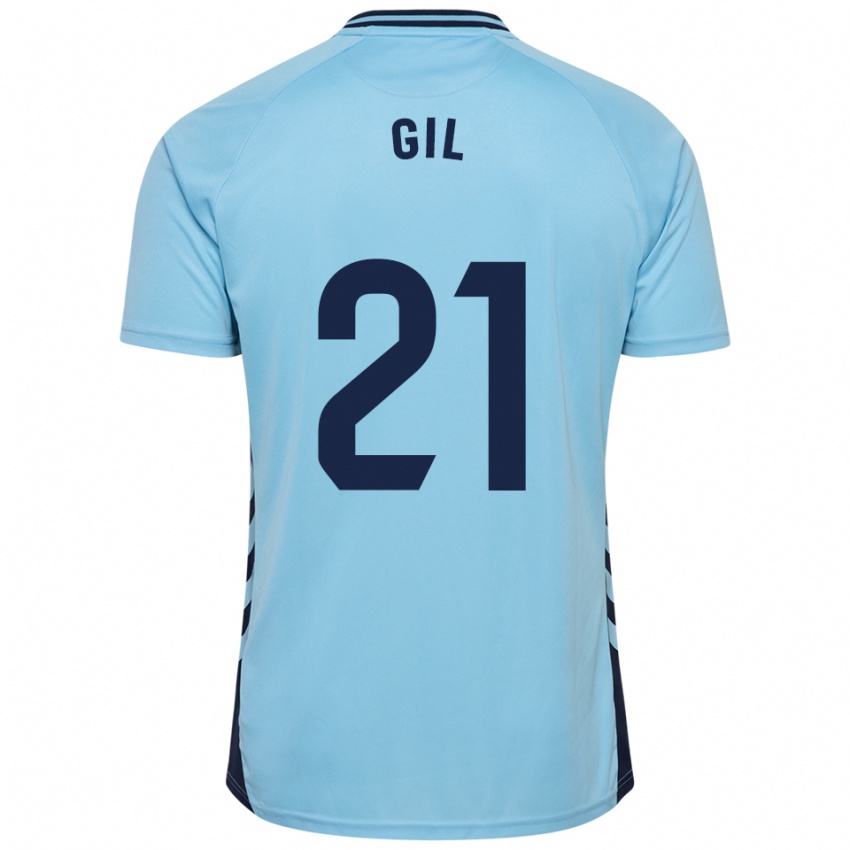 ילדים Iván Gil #21 תכלת הרחק ג'רזי 2025/26 חולצה קצרה