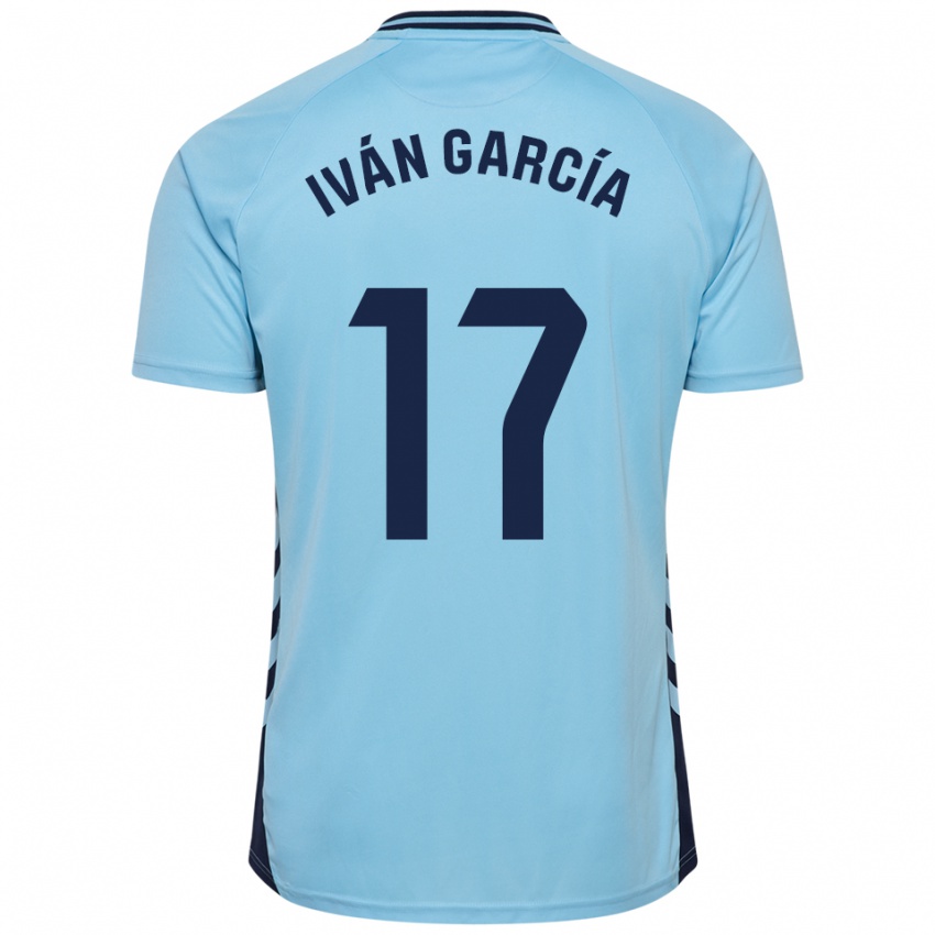 ילדים איוואן גארסיה #17 תכלת הרחק ג'רזי 2025/26 חולצה קצרה
