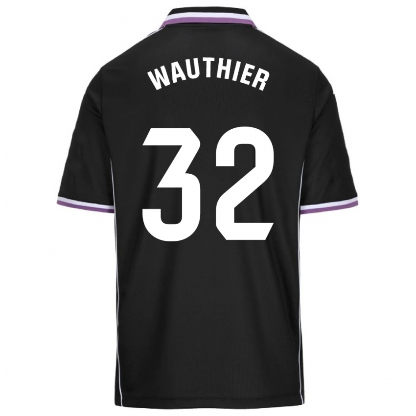 ילדים הוגו ווטייה גורג׳ון #32 סגול שחור הרחק ג'רזי 2025/26 חולצה קצרה