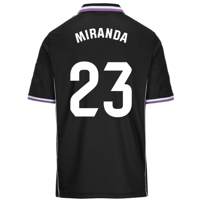 ילדים João Miranda #23 סגול שחור הרחק ג'רזי 2025/26 חולצה קצרה