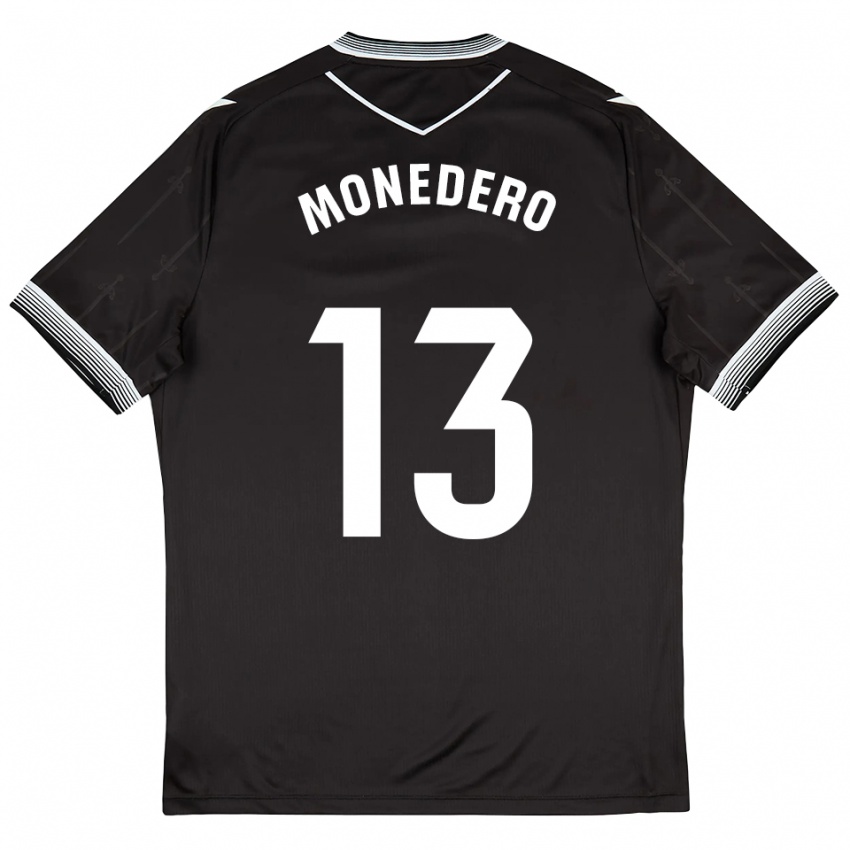 ילדים מארק מונדרו #13 שחור לבן הרחק ג'רזי 2025/26 חולצה קצרה