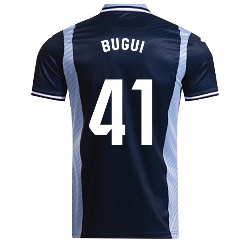 ילדים Bugui #41 כחול נייבי תכלת הרחק ג'רזי 2025/26 חולצה קצרה