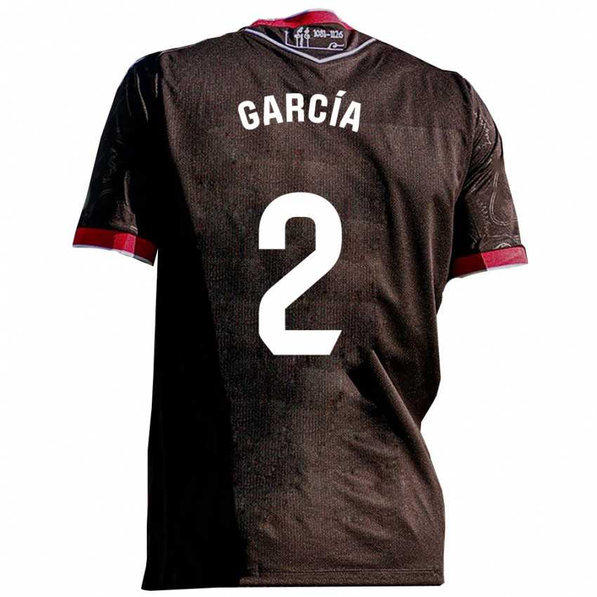 ילדים Víctor García #2 שחור אדום הרחק ג'רזי 2025/26 חולצה קצרה