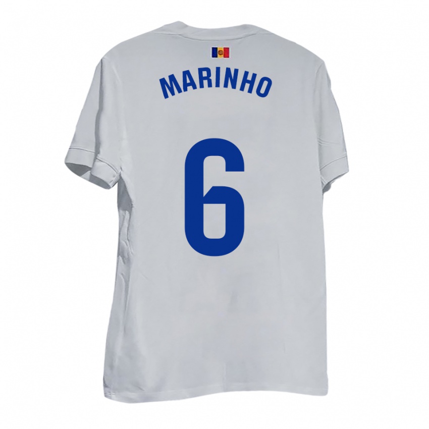ילדים Tozé Marinho #6 לבן צהוב כחול הרחק ג'רזי 2025/26 חולצה קצרה